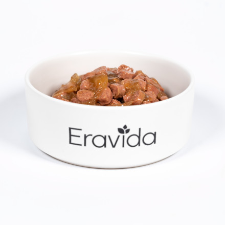 Eravida влажный корм для стерилизованных кошек кусочки в желе с курицей, в ламистерах - 100 г х 16 шт
