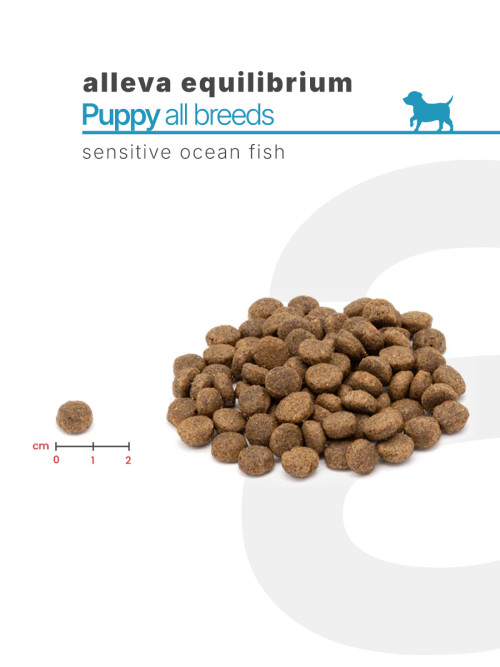 Alleva Equilibrium Sensitive Ocean Fish Puppy All Breeds сухой корм для щенков всех пород с океанической рыбой - 5 кг
