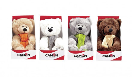 Camon игрушка для собак медведь &quot;Taddy Beary&quot; плюшевый, коричневый, 25 см