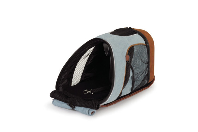 Camon рюкзак-переноска для кошек и собак "Denim"