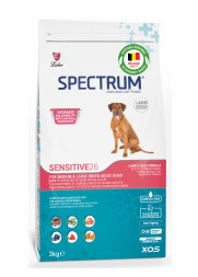 Spectrum Sensitive 26 For Medium and Large Breed Adult Dogs сухой корм для взрослых собак средних и крупных пород с чувствительным пищеварением, с ягнёнком и рисом - 3 кг