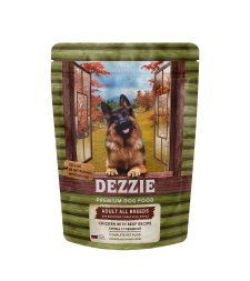 Dezzie Adult Dog сухой корм для взрослых собак с курицей и говядиной - 800 г