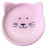 Mr.Kranch блюдце керамическое Мордочка кошки, 80 мл, розовое