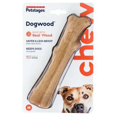 Игрушка для собак Petstages Dogwood палочка деревянная средняя, 18 см
