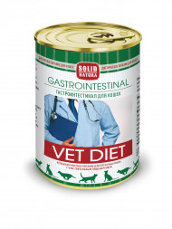 Solid Natura VET Gastrointestinal консервы для кошек с чувствительным пищеварением - 340 г х 12 шт