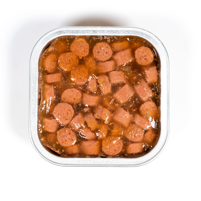 Eravida влажный корм для стерилизованных кошек кусочки в желе с лососем, в ламистерах - 100 г х 16 шт