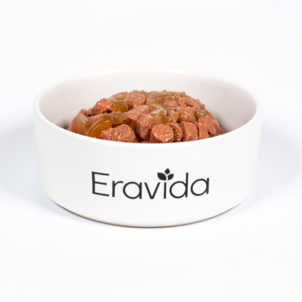 Eravida влажный корм для стерилизованных кошек кусочки в желе с лососем, в ламистерах - 100 г х 16 шт