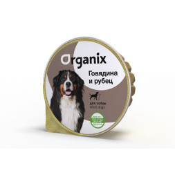 Organix консервы для собак c говядиной и рубцом - 125 г х 16 шт