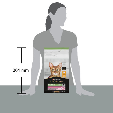 Pro Plan Cat Adult Sterilised сухой корм для стерилизованных кошек с курицей - 1,5 кг