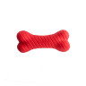Изображение товара Playology DUAL LAYER BONE двухслойная жевательная косточка для собак с ароматом говядины, средняя, красный