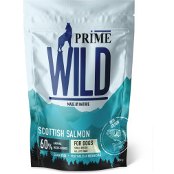 Prime Wild GF Scottish сухой беззерновой корм для взрослых собак и щенков мелких пород, с лососем - 500 г