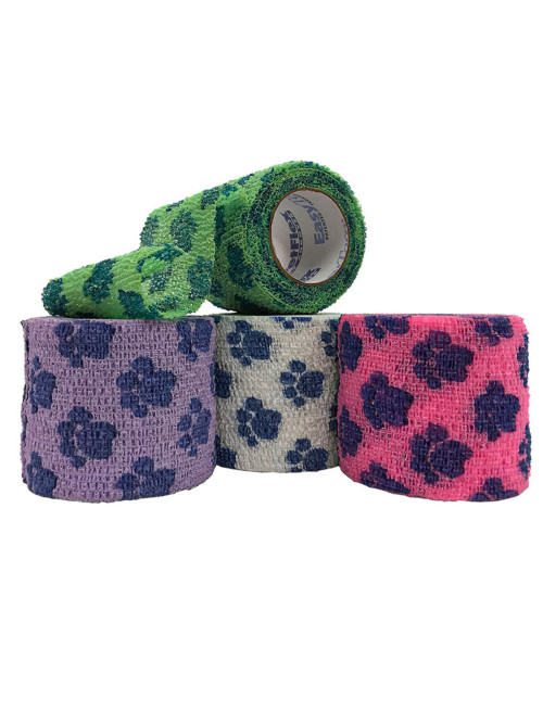 Andover PetFlex "Лапы" бандаж самофиксирующийся, 5 см х 4,5 м, мультицвета