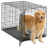 Midwest Icrate клетка для транспортировки средних и крупных собак, черная 1 дверь - 106х71х76 см