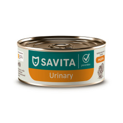 Savita Preventive Urinary влажный корм для взрослых собак всех пород для профилактики мочекаменной болезни с индейкой, в консервах - 100 г х 12 шт