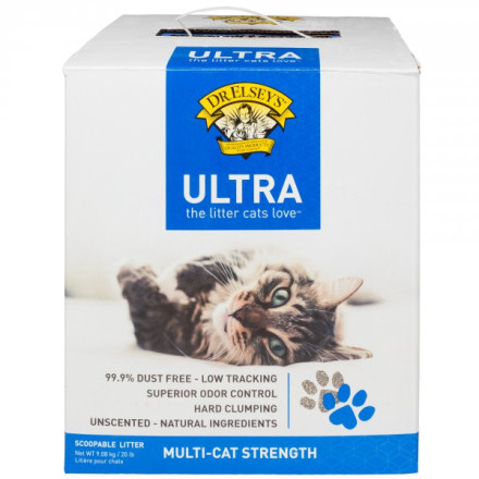 Наполнитель для кошачьего туалета Dr.Elseys PC Ultra блокирует запах 8.16 кг