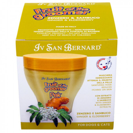 Iv San Bernard Fruit of the Grommer Ginger&amp;Elderbery Восстанавливающая маска с противовоспалительным эффектом 250 мл