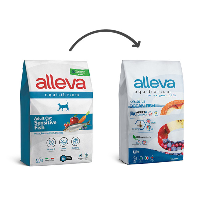 Alleva Equilibrium Adult Cat Sensitive сухой корм для взрослых кошек с чувствительным пищеварением рыба - 1,5 кг