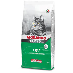 Morando Professional Gatto сухой корм для взрослых кошек микс с овощами - 15 кг