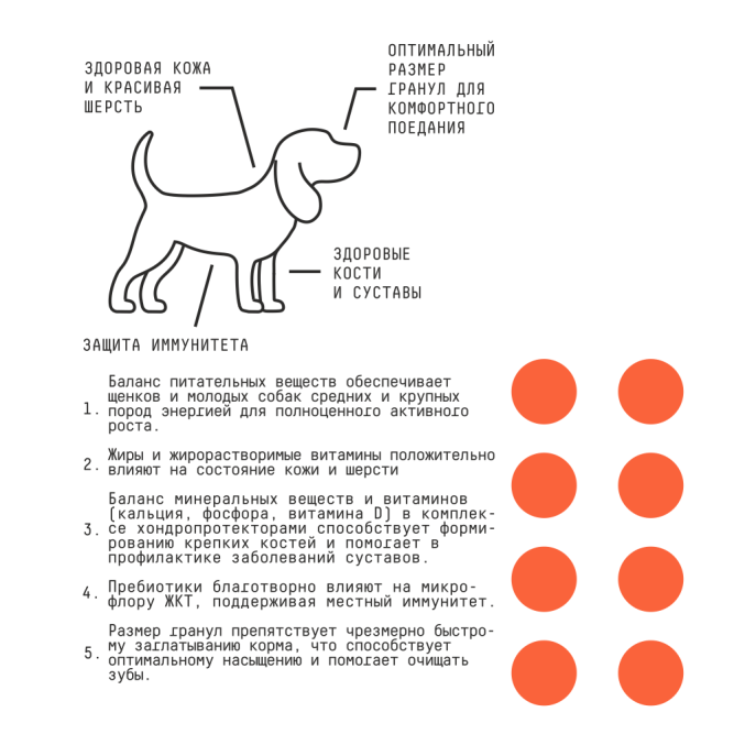 AJO Dog Puppy&amp;Junior сухой корм для щенков и молодых собак средних и крупных пород с индейкой и гречкой  - 12 кг