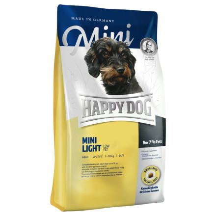 Happy Dog Supreme Mini Light Low Fat сухой корм для взрослых собак мелких пород с избыточным весом - 1 кг