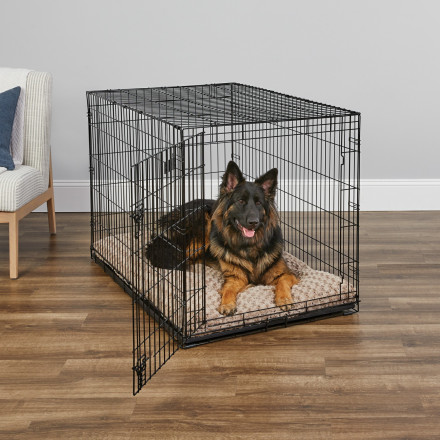 Midwest Icrate клетка для крупных и средних собак, черная 1 дверь - 122х76х84 см