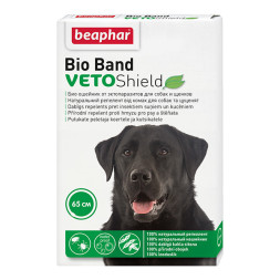 Beaphar Bio Band Veto Shield ошейник для собак и щенков с 2 месяцев от блох  на натуральных маслах зеленый 65 см
