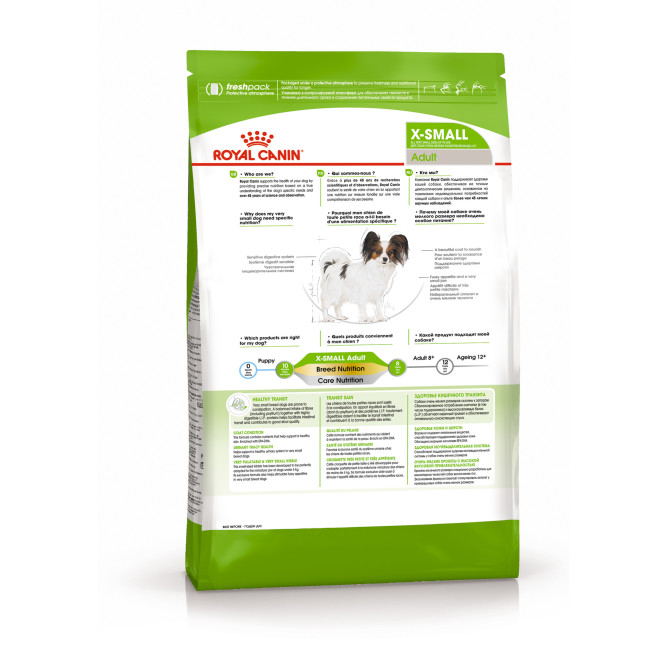 Royal Canin X-Small Adult для собак миниатюрных размеров от 10 месяцев до 8 лет - 1,5 кг
