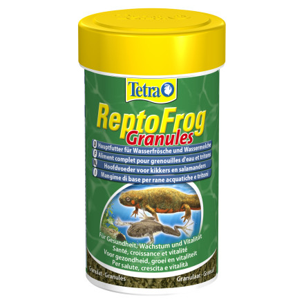 Tetra ReptoFrog основной корм для водных лягушек и тритонов в гранулах - 100 мл