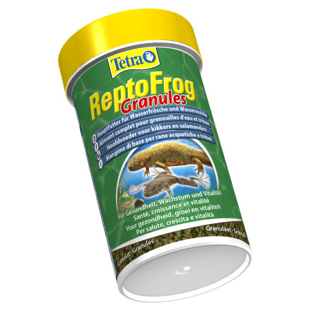 Tetra ReptoFrog основной корм для водных лягушек и тритонов в гранулах - 100 мл