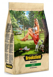 Brooksfield Puppy сухой корм для щенков с говядиной и рисом - 800 г