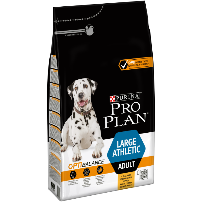 Pro Plan Adult Large Athletic сухой корм для взрослых собак крупных пород с атлетическим телосложением с курицей - 3 кг