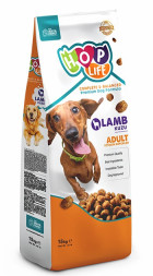 HOP LIFE Adult сухой корм для взрослых собак с ягненком - 15 кг