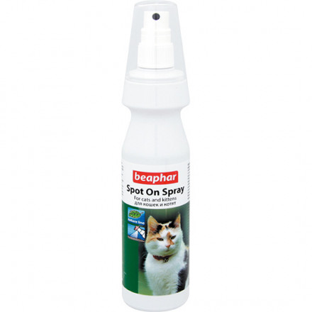 Спрей Beaphar BIO+ для кошек от блох и клещей на натуральных маслах - 150 мл