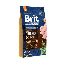 Brit Premium by Nature Adult M сухой корм для собак средних пород с курицей - 8 кг