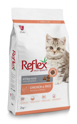 Reflex Kitten Food Chicken and Rice сухой корм для котят, с курицей и рисом - 2 кг