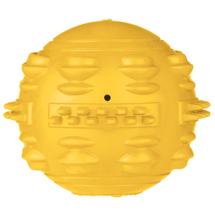 Mr.Kranch игрушка для собак Мяч с ароматом сливок, желтый, 8 см