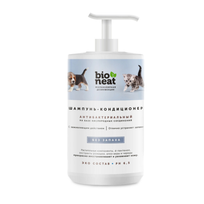 Bioneat шампунь для животных, без запаха - 400 мл