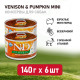 Farmina N&D Pumpkin Dog Mini влажный беззерновой корм для взрослых собак мелких пород с тыквой и олениной - 140 г (6 шт в уп)