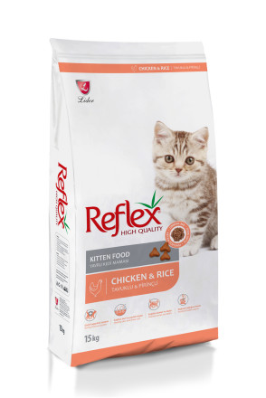 Reflex Kitten Food Chicken and Rice сухой корм для котят, с курицей и рисом - 15 кг