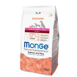 Monge Dog Speciality Extra Small сухой корм для взрослых собак миниатюрных пород с лососем и рисом 2,5 кг