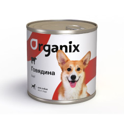 Organix консервы для собак c говядиной - 750 г х 12 шт