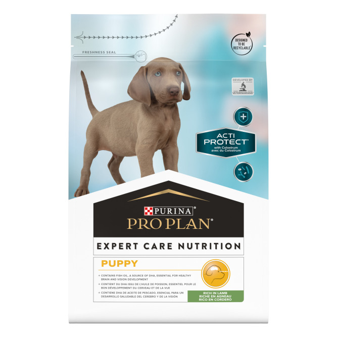 Purina Pro Plan Acti-Protect сухой корм для щенков средних пород с ягненком - 3 кг