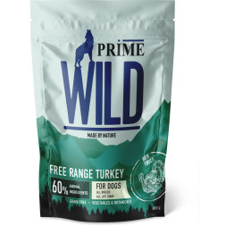 Prime Wild GF Free Range сухой беззерновой корм для взрослых собак и щенков всех пород, с индейкой - 500 г