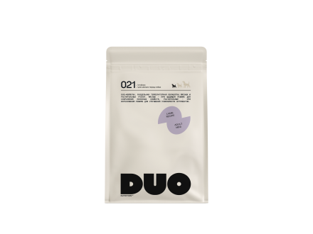 DUO Nutrition сухой полнорационный корм для взрослых собак мелких пород с ягненком и рисом - 1 кг