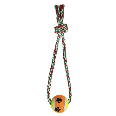 Fauna International игрушка для собак мяч на веревке