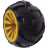 Tonka Игрушка-дозатор для лакомств Мега желтый/черный 6,4 см