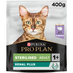 Pro Plan Cat Adult Sterilised сухой корм для стерилизованных кошек с индейкой - 400 г