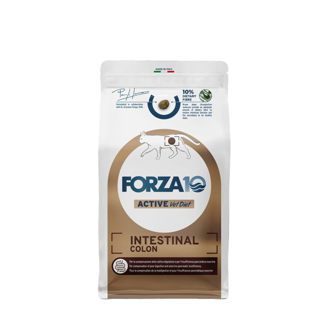 Forza10 Active Vetdiet Intestinal Colon Cat для взрослых кошек с хроническими колитами - 400 г