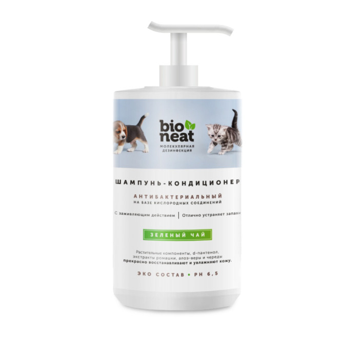 Bioneat шампунь для животных "Зеленый чай" - 400 мл