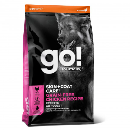 GO! Skin + Coat GF Chicken сухой беззерновой корм для собак всех возрастов с цельной курицей - 5,45 кг
